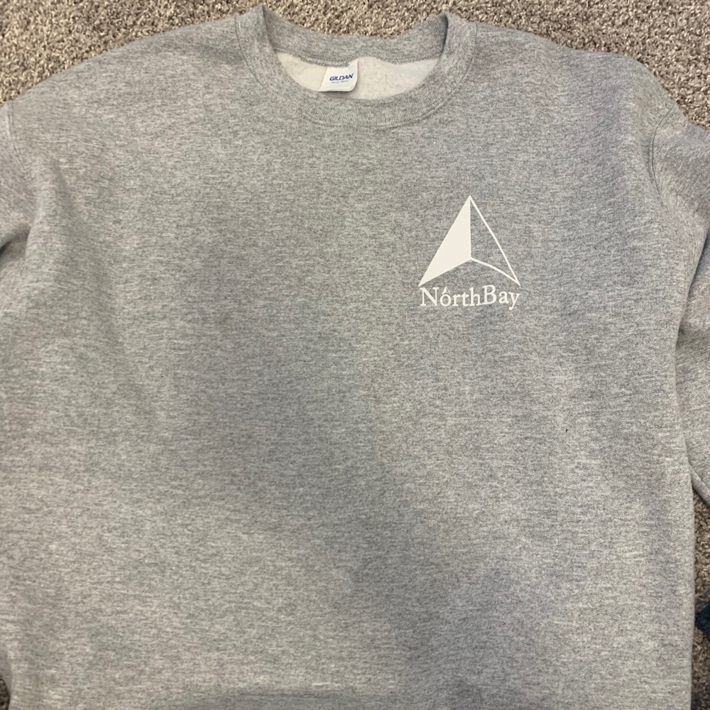 Grey oversized crewneck